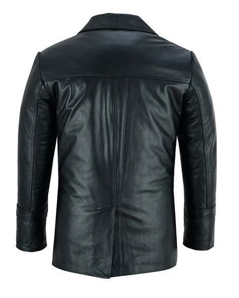 life on mars replica jacket|Sam Tyler's Black Leather Blazer Jacket .